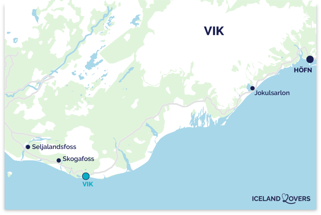 Vik Island Karte