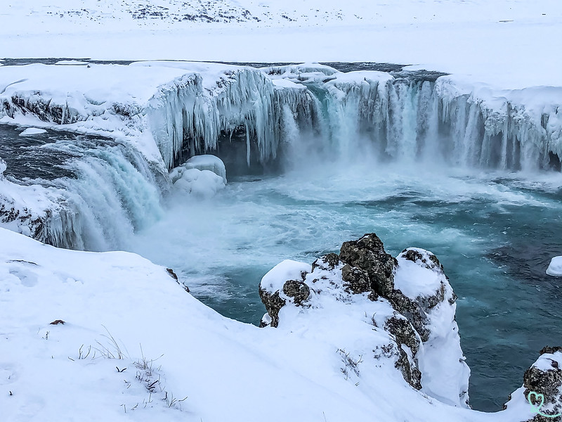 Godafoss im Winter