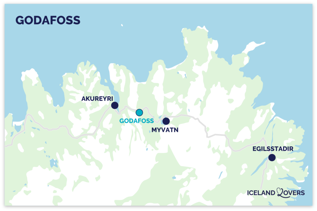 karte godafoss island