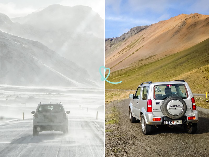 come noleggiare un'auto esperienze in Islanda