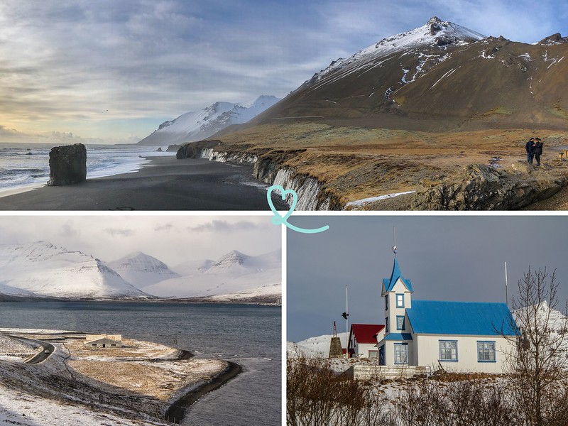 fjords est islande hiver