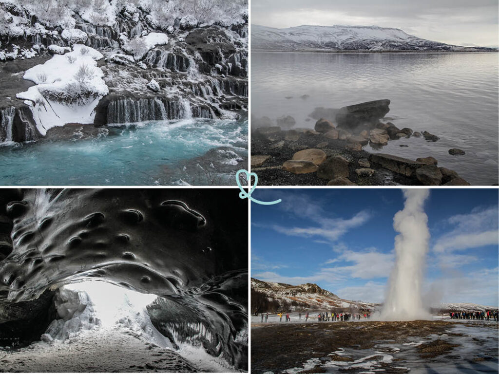 Vår bästa lista över landskap att se på Island på vintern, med hisnande panoramabilder: vattenfall, fjordar, grottor, svarta stränder (+ foton)