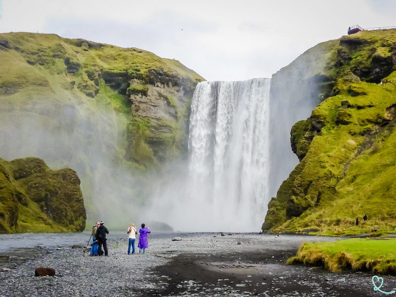Wasserfall Skogafoss Island