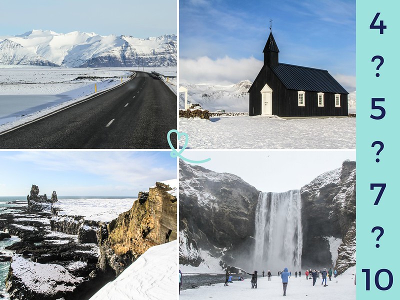 Combien jours partir Islande hiver temps